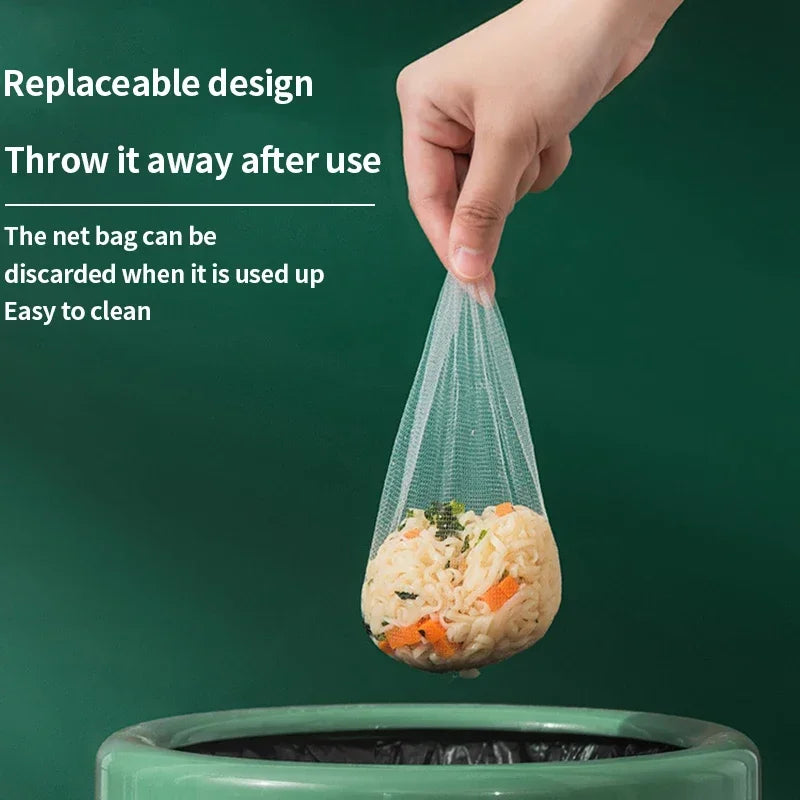 Kitchen Trash Bags Folding Sink Strainer Holder Trash Strainer Storage Bag Food Waste Strainer Food Waste Storage Wastebasket